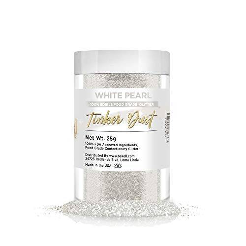 White Edible Glitter