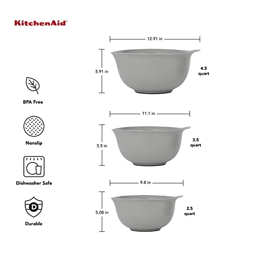 Universal Nesting Plastic Mixing Bowls