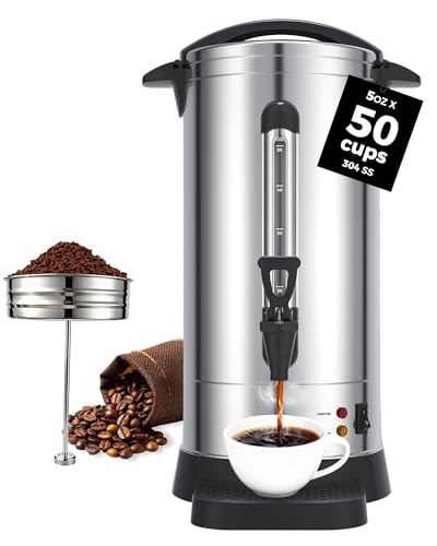 50 Cup Commercial Coffee Urn (50 Count)