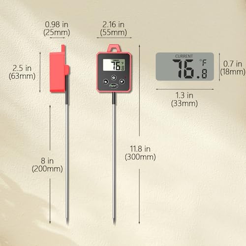 Digital Candy Thermometer with Pot Clip