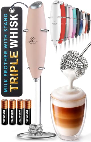Powerful Milk Frother Wand With Duracell Batteries