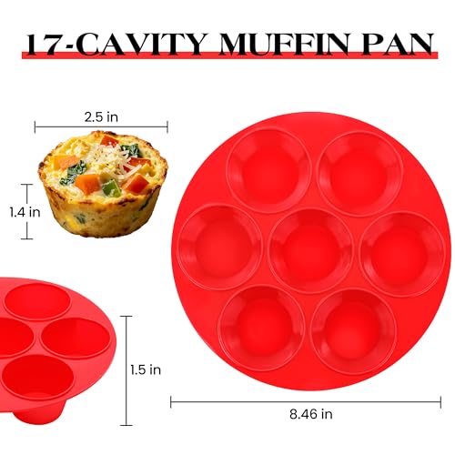 Silicone Muffin Pans for Air Fryer (2 Count)