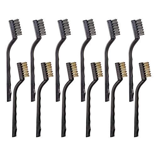 12PCS Mini Wire Brushes