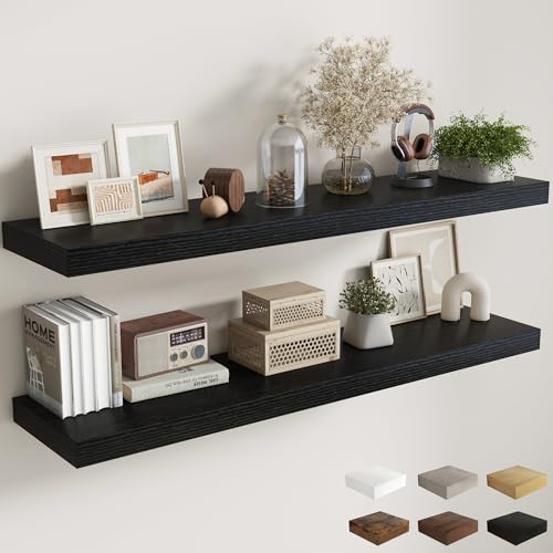 12 Inch Deep Floating Shelves (2 Count)