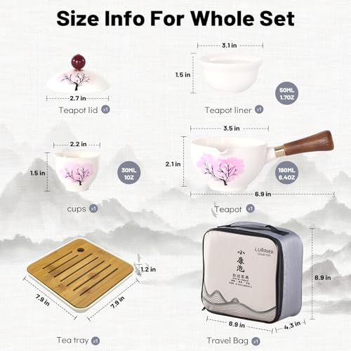 Porcelain Chinese Gongfu Tea Set