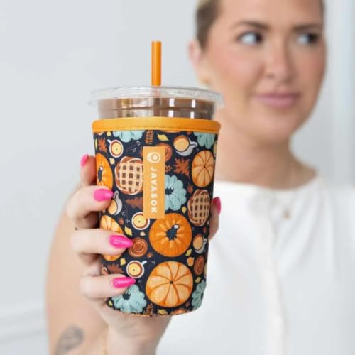 JavaSok Iced Coffee & Cold Soda Insulated Neoprene Cup Sleeve