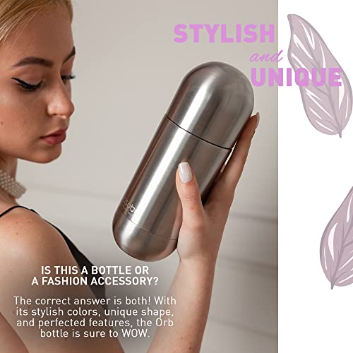 Capsule Bottle Stainless Steel Double Wall Insulated Travel Water Bottle