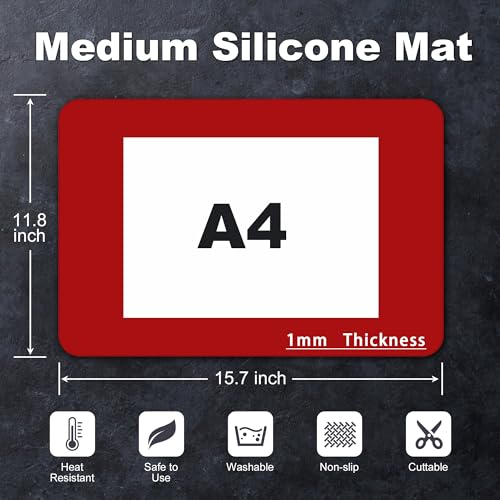 Silicone Mat for Kitchen Counter (4 Count)