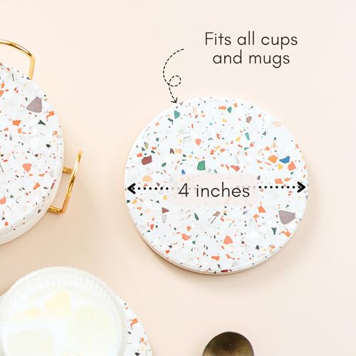 Terrazzo Coasters Set of 6 (6 Count)