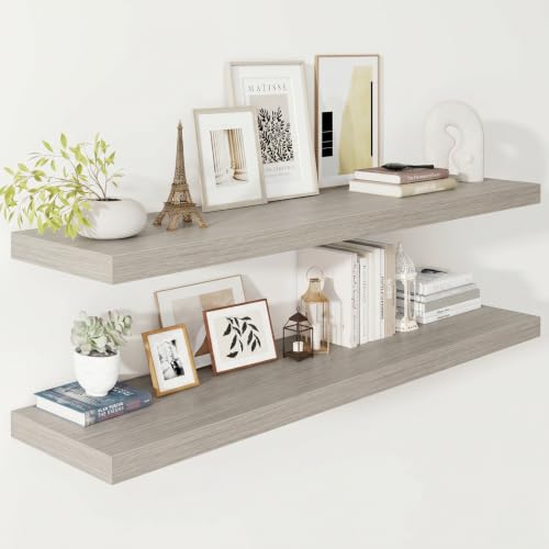 Deep Floating Shelves 48x12” Set of 2 (2 Count)