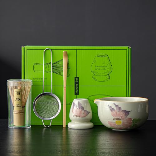 Matcha Set Matcha Whisk Set Includes Hand (5 Count)