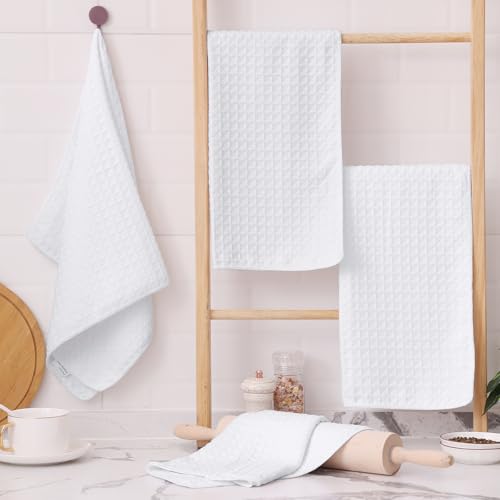 Microfiber Waffle Weave Kitchen Towels (8 Count)