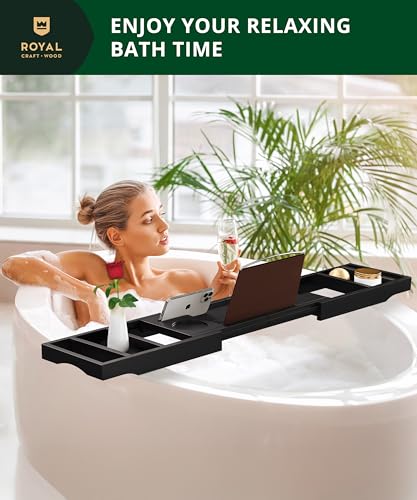 Premium Foldable Bathtub Tray Caddy