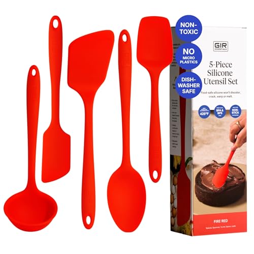 5 Piece Silicone Kitchen Utensils Set (5 Count)