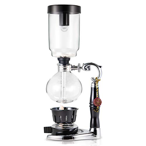 3 Cup Tabletop Siphon Gravity Coffee Maker with Alcohol Burner