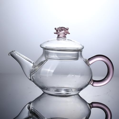 Mini Tea Pot Glass Teapot Small Tea Kettle for One person use