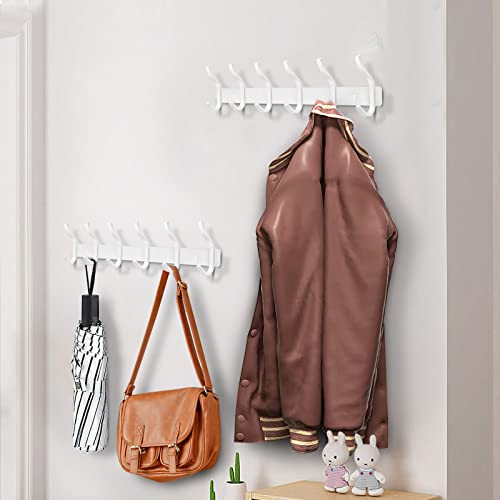 White Coat Rack Wall Mount