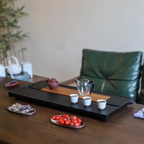 Tea Set Ebony Inkstone Tea Tray Tea Table Home Natural Black Gold Stone Tea Tray Chinese Tea Set