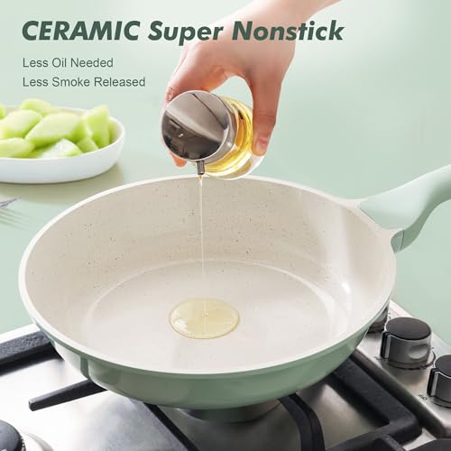 Nonstick Ceramic Frying Pan 9.5