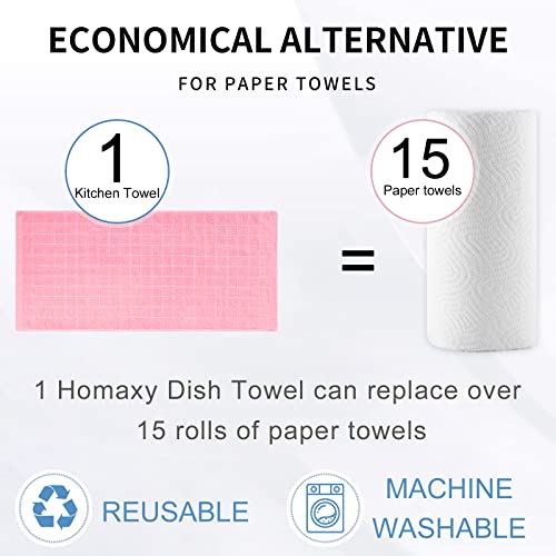 100% Cotton Terry Kitchen Towels (4 Count)
