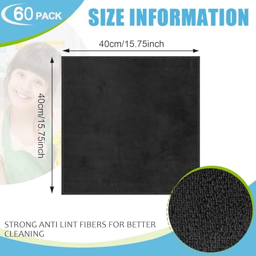 Car Microfiber Clean Cloths (60 Count)