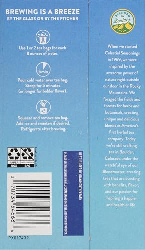Cold Brew Raspberry Black Iced Tea 18 Tea Bags (18 Count)