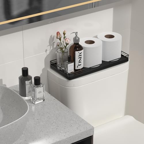 Oak Bathroom Toilet Tank Tray