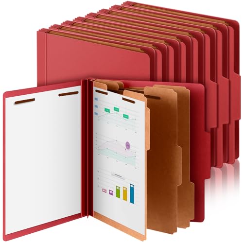 24 Pcs Classification Folder Letter Size