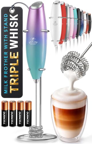 Powerful Milk Frother Wand With Duracell Batteries