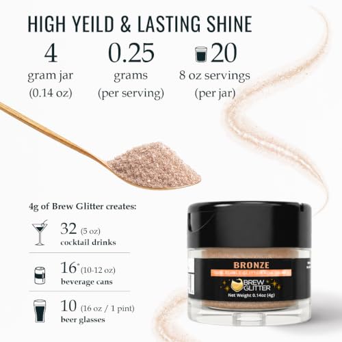 Brew Glitter Edible Glitter for Drinks