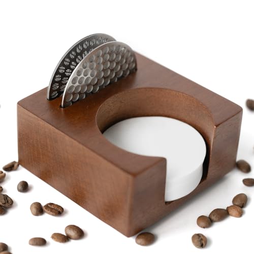 2 IN 1 Holder Stand For the Coffee Filter Paper and Espresso Puck Screen (188 Gram)
