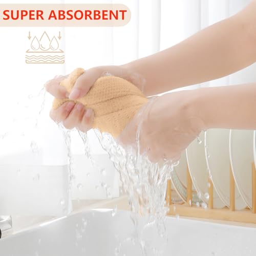 100% Cotton Waffle Weave Kitchen Dish Cloths 8 (8 Count)