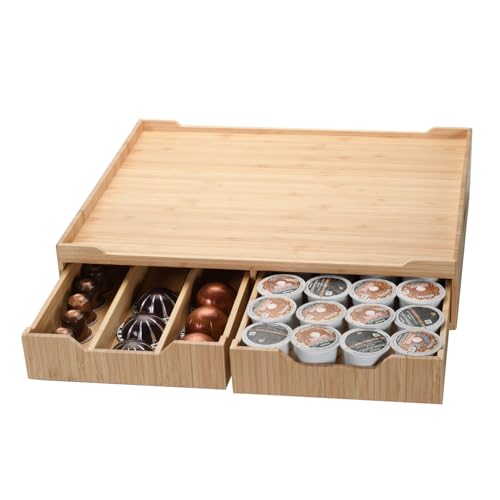 Bamboo Drawer & Large Sliding Tray for K