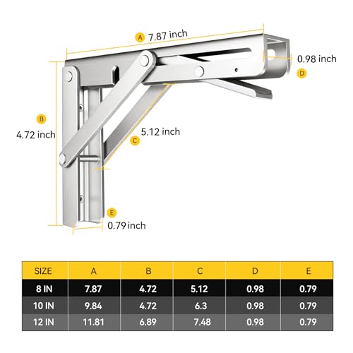 Folding Shelf Brackets (2 Count)