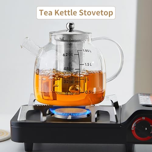 68OZ Glass Teapot Tea Pot With Infuser