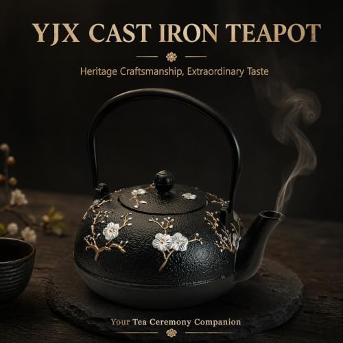60.9oz Large Cast Iron Teapot