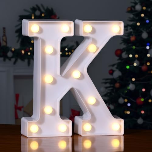 LED Letter Lights Sign Marquee Light Up Letters Sign for Night Light Wedding
