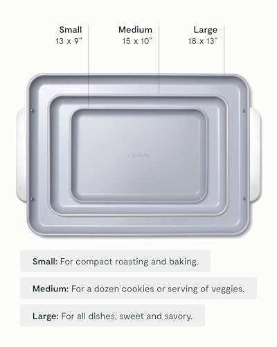 Non Stick Ceramic Baking Sheet Trio (3 Count)