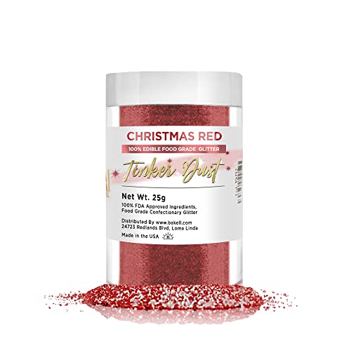 Christmas Red Edible Glitter