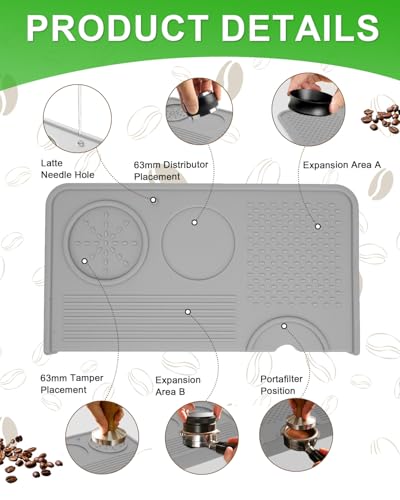 Upgraded Silicone Tamping Mat & Brush