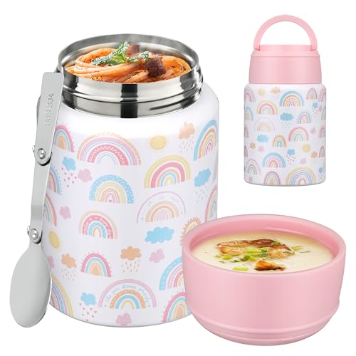 16oz Insulated Food Jar with Spoon
