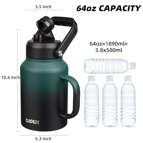 64oz Stainless Steel Water Bottle