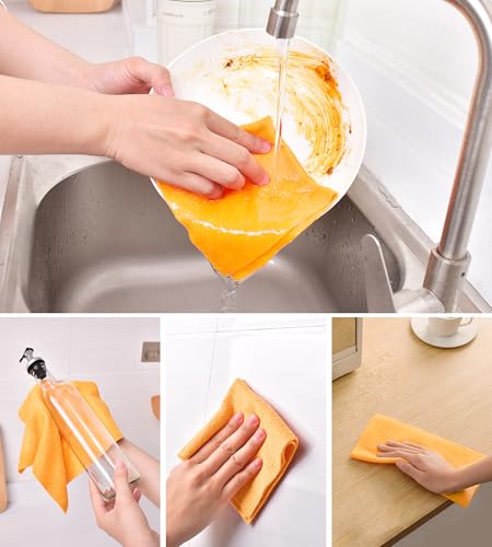 Microfiber Cleaning Cloth Roll (100 Count)