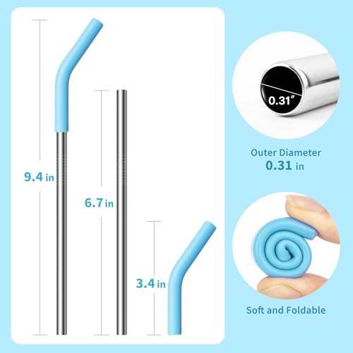 Short Metal Straw Reusable