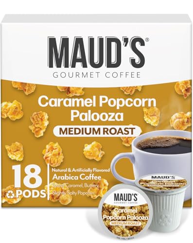 Caramel Popcorn Flavored Coffee Pods (18 Count)