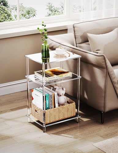 Acrylic Side Table Clear 3
