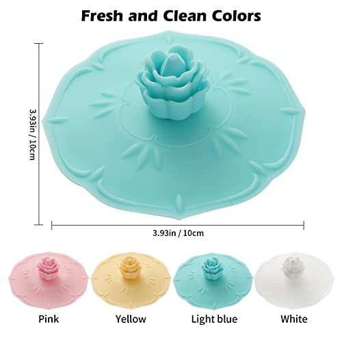 Rose Silicone Cup Covers (4 Count)