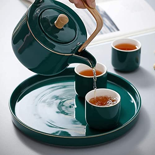Ceramic Coffee Tea Gift Sets Cups Service for 4 Teapot and Tray Afternoon Tea Cup Gift Box