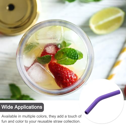 12Pcs Silicone Straw Tips (12 Count)