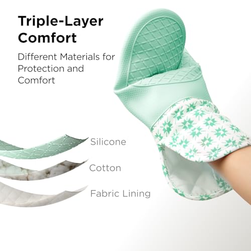 UltraShield Silicone Oven Mitts (2 Count)